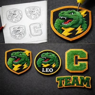 Custom Chenille Patches for Jackets, Bags & Uniforms