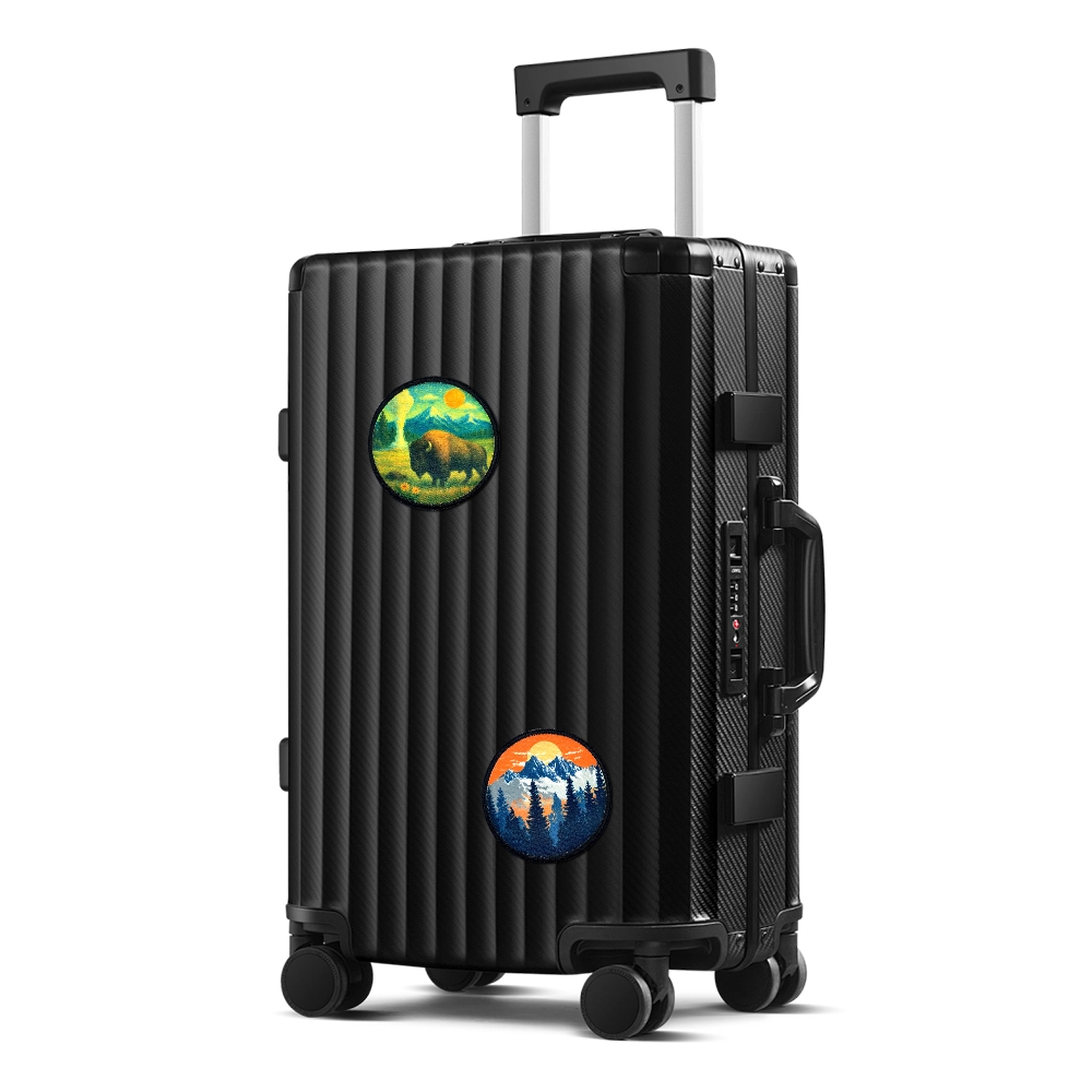 printed patches for suitcase