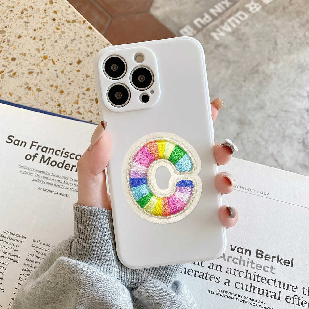 3d embroidered patches for phone case