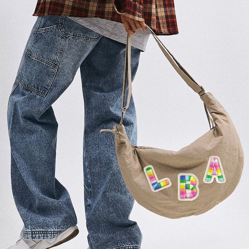 3d embroidered patches for hobo bag