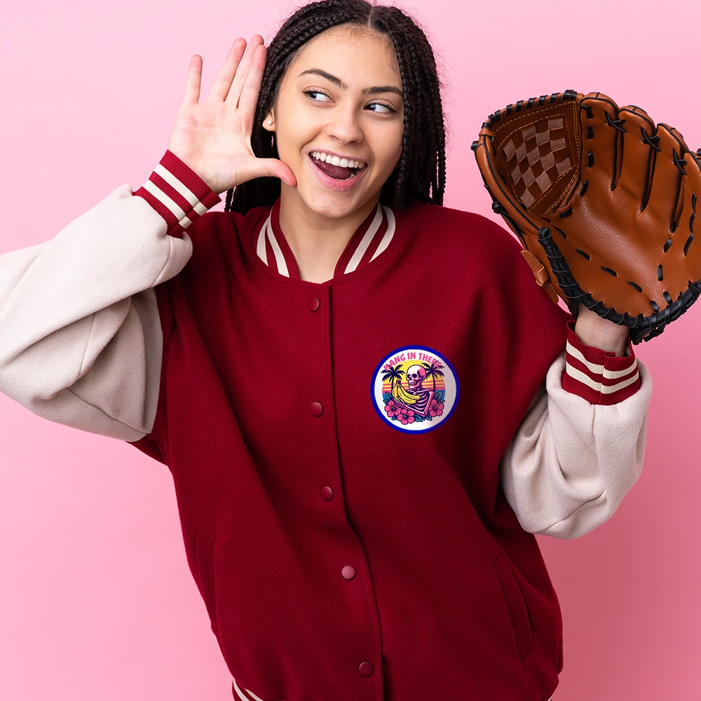 Embroidered + printed patches for varsity jacket