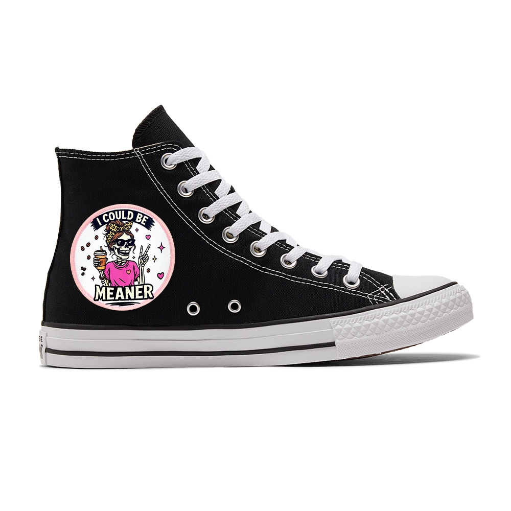 Embroidered + printed patches for shoes