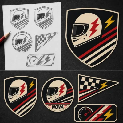 Custom Printed Patches with Crisp Full-Color Detail