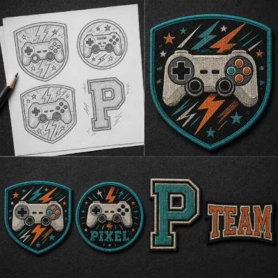 Custom Woven Patches with Fine Thread Texture