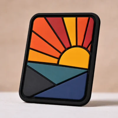 Sunrise mountain PVC patch