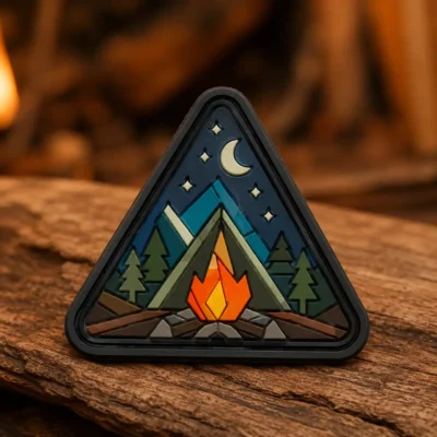 Campfire forest PVC patch