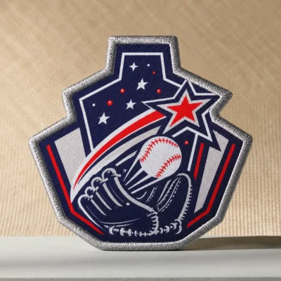 Baseball printed patch