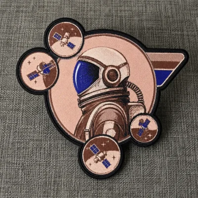 Astronaut printed patch