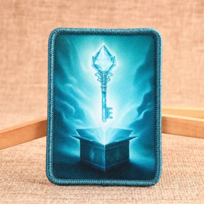 Magic key printed patch