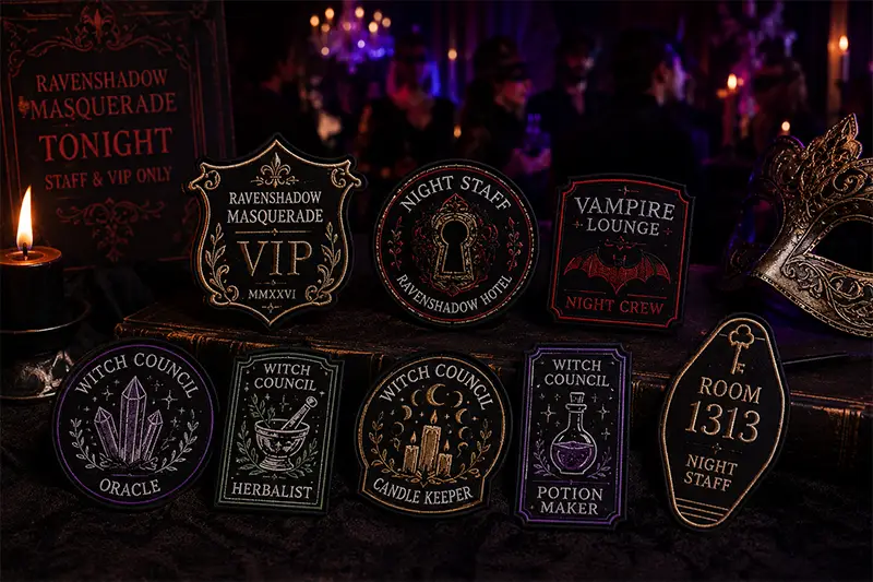Halloween Party Badges