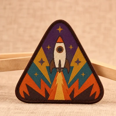 Rocket woven patch