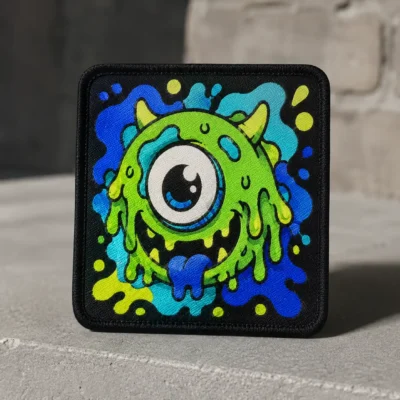 Monster woven patch