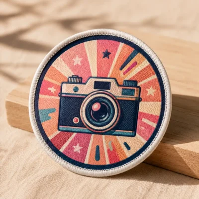 Camera woven patch