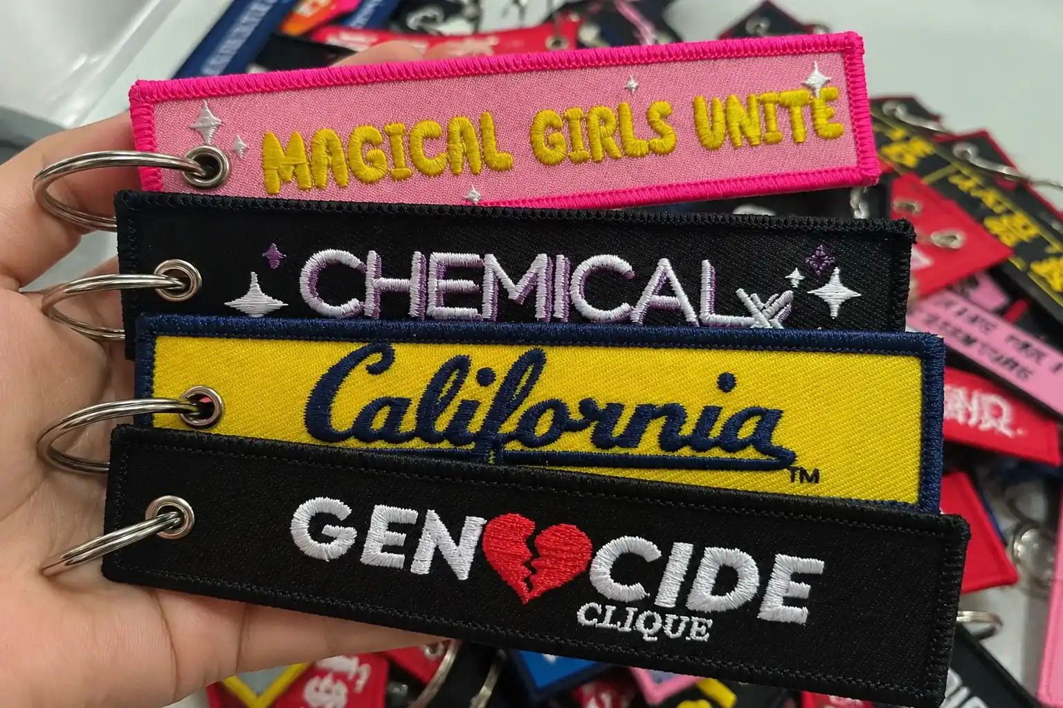 Custom Jet Tag Keychains for Events and Promotions