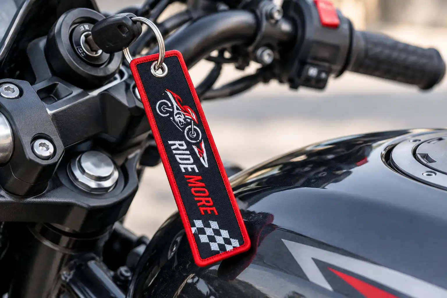 Custom Motorcycle Key Tags