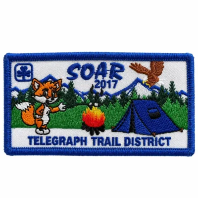 Camp Adventure 3D Embroidered Patch