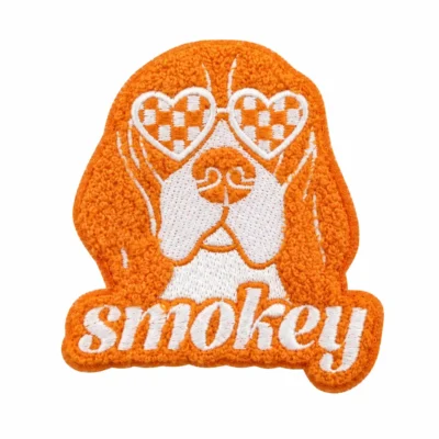 smokey dog chenille patches