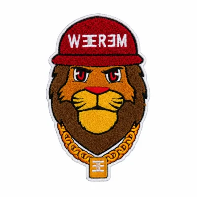 street lion mascot chenille patches