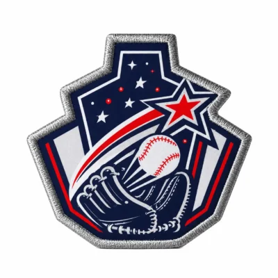 Baseball printed patch