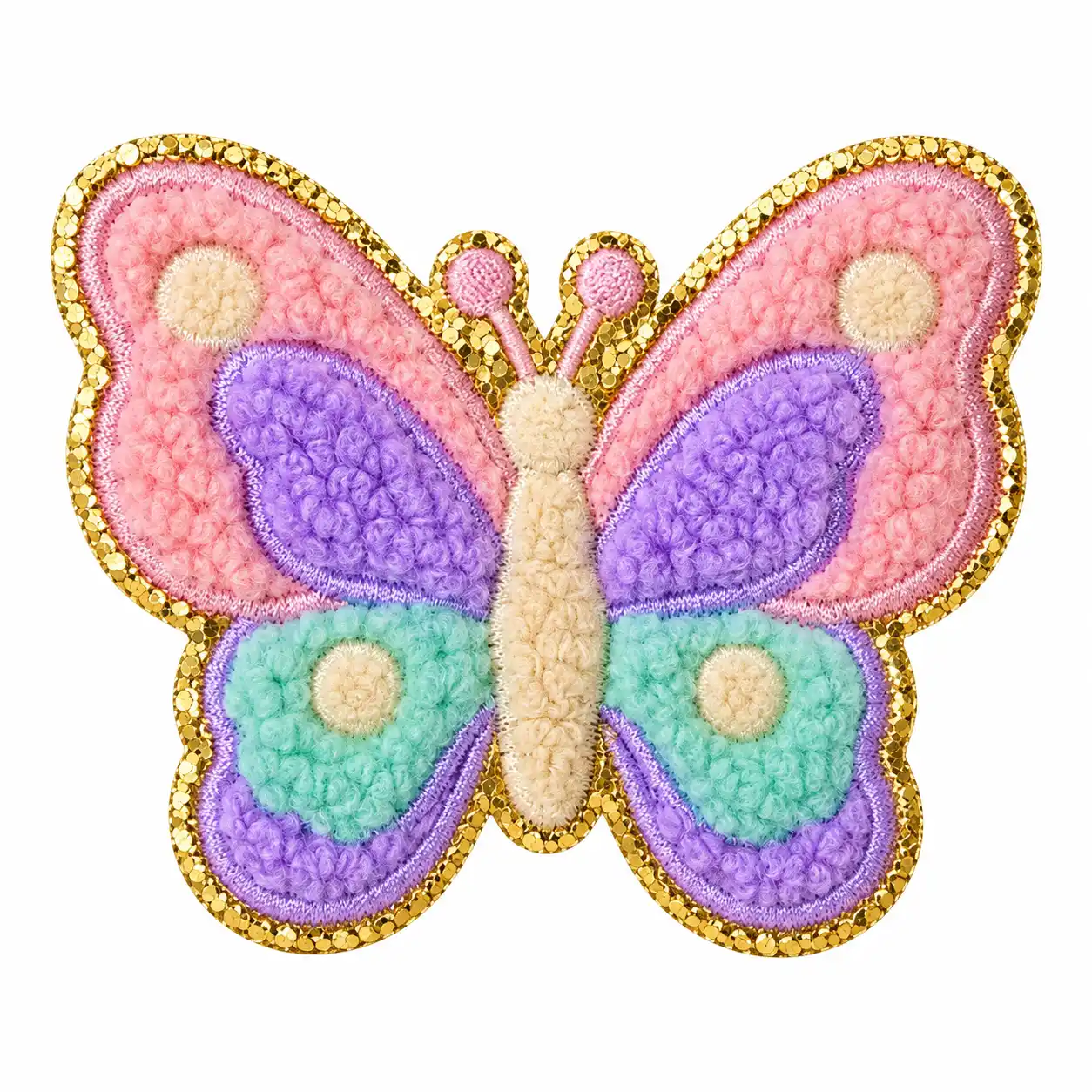 Butterfly chenille patch