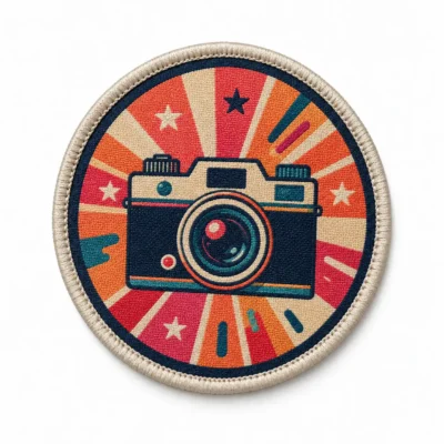 Camera woven patch