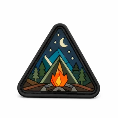 Campfire forest PVC patch