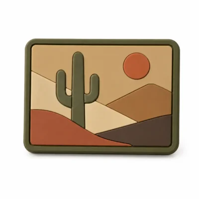 Desert cactus PVC patch