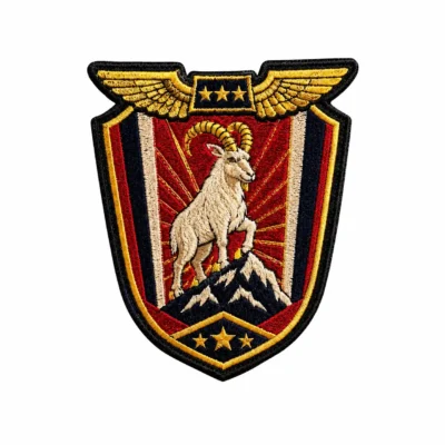Eagle shield embroidered patch