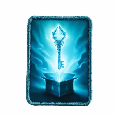 Magic key printed patch