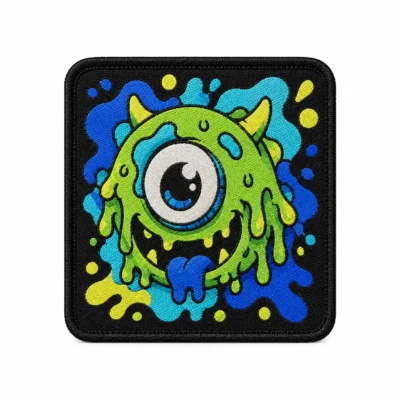 Monster woven patch