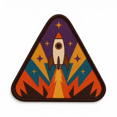 Rocket woven patch