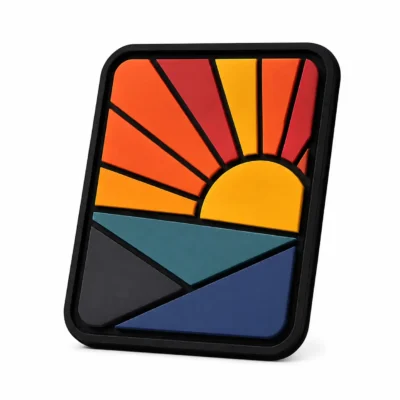 Sunrise mountain PVC patch